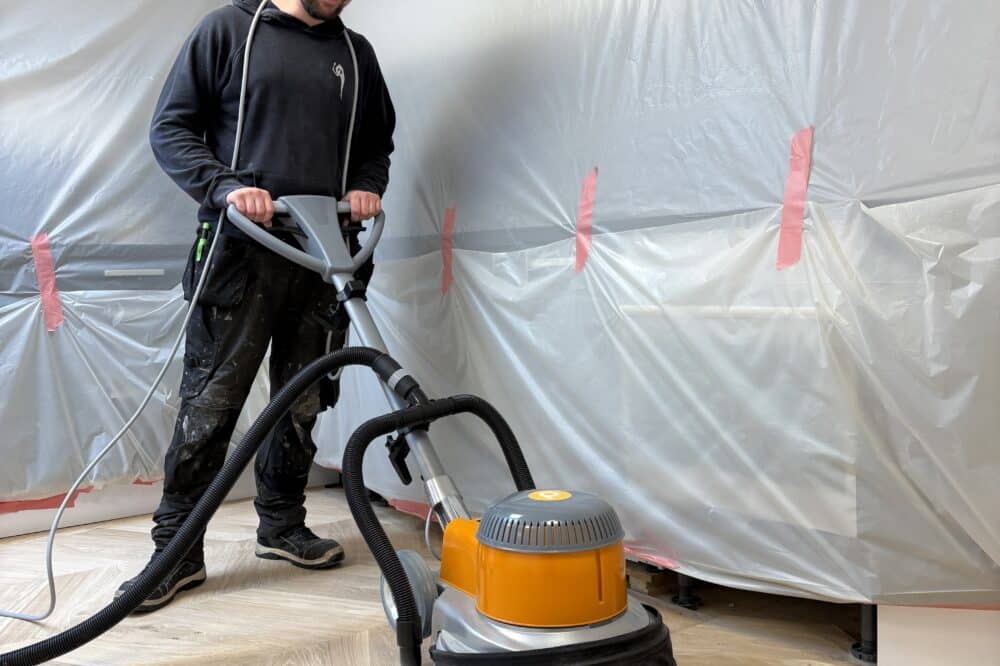 Ponçage parquet machine Pallmann pour professionnels